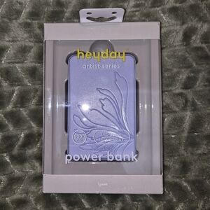 Heyday Artist Series Lavender Floral Power Bank